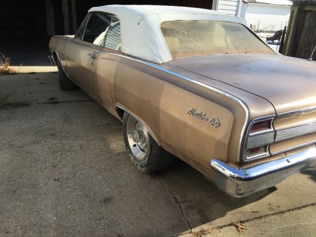 1964 Gold Chevrolet Chevelle Convertible