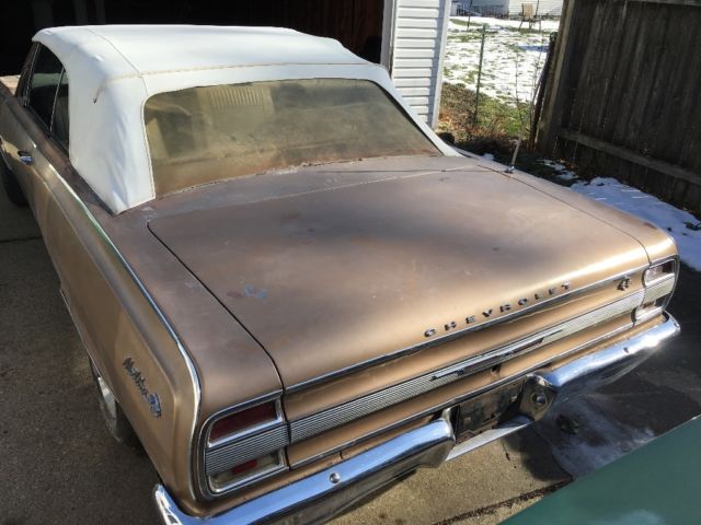 1964 Gold Chevrolet Chevelle Convertible