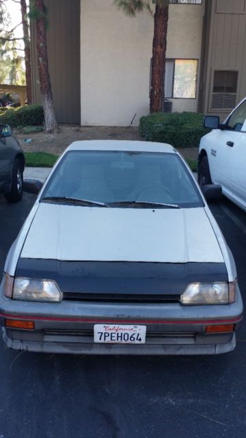 1987 Gray Honda CRX Coupe