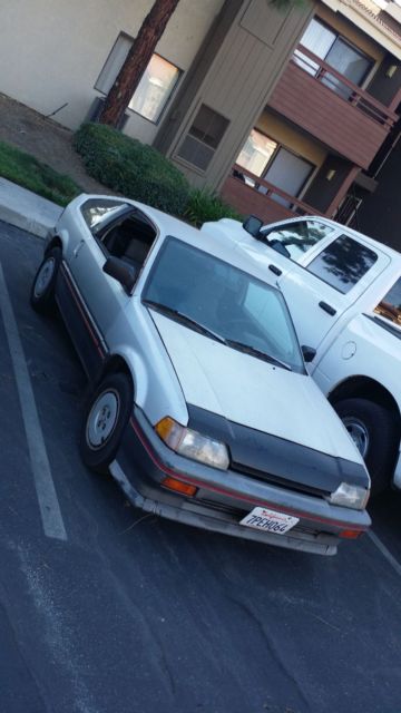 1987 Gray Honda CRX Coupe