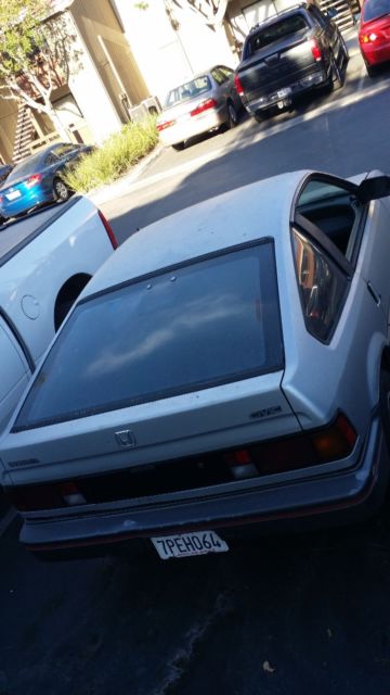 1987 Gray Honda CRX Coupe