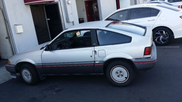1987 Gray Honda CRX Coupe