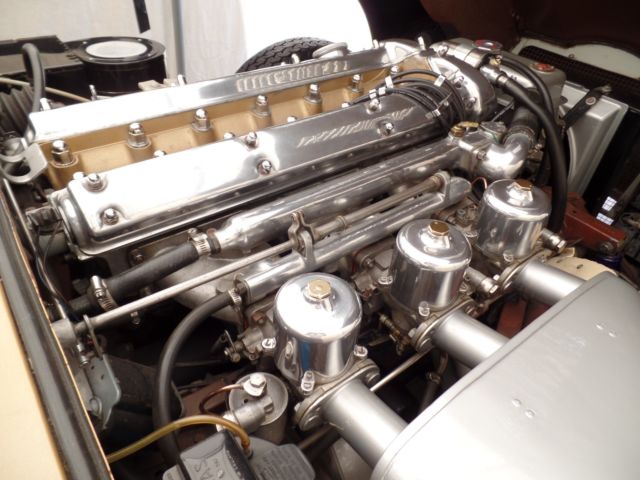 1963 Gold Jaguar E-Type Coupe