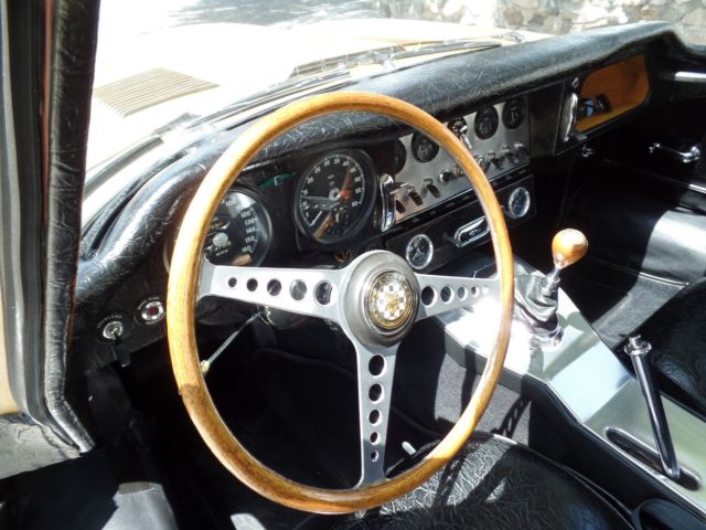 1963 Gold Jaguar E-Type Coupe