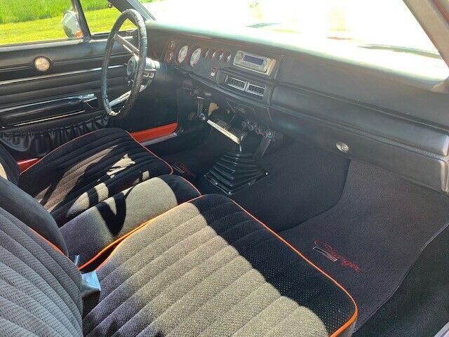 1969 Orange Dodge Charger Hardtop