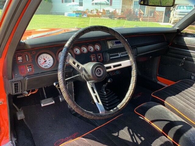 1969 Orange Dodge Charger Hardtop