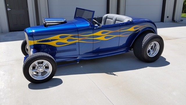 1932 Blue Ford Roadster Roadster