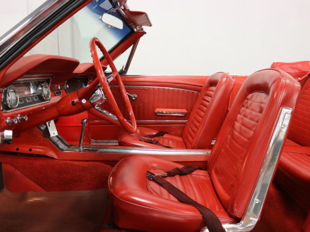 1965 White Ford Mustang Convertible