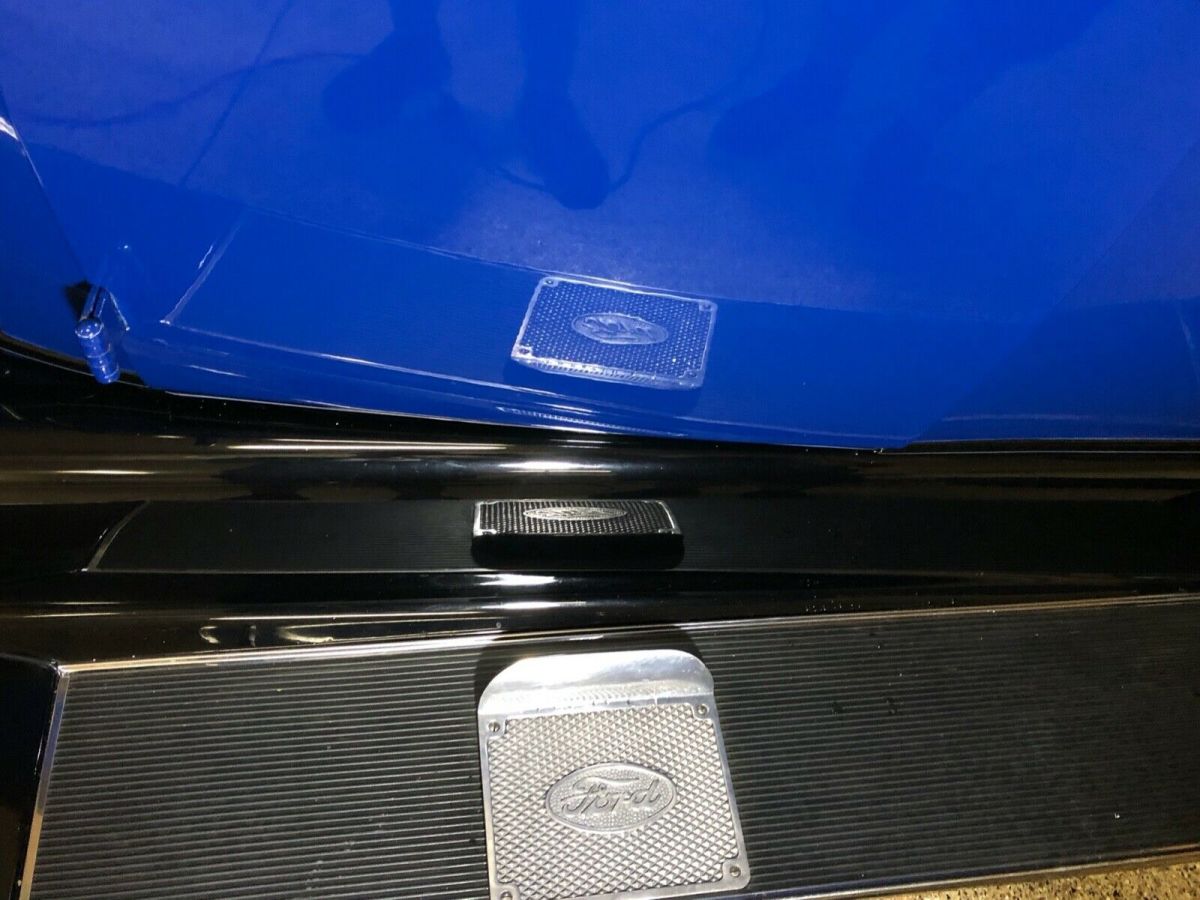 1929 Blue Ford Model A Convertible