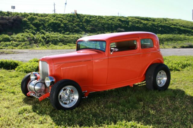 1932 Orange Ford Victoria Coupe