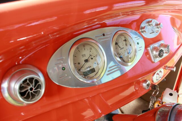 1932 Orange Ford Victoria Coupe
