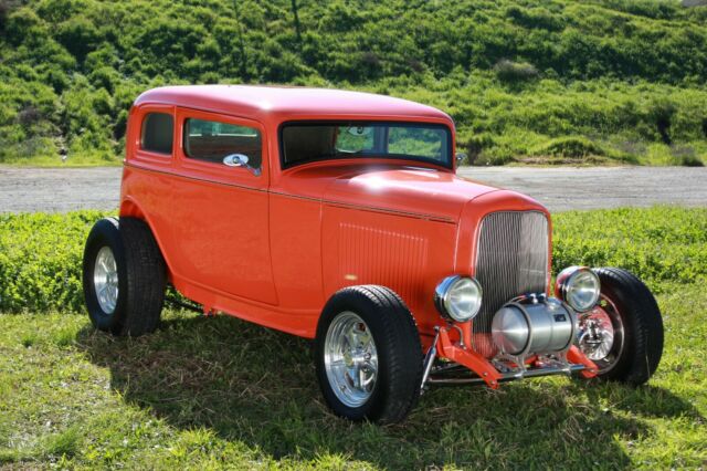 1932 Orange Ford Victoria Coupe