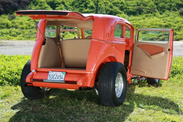1932 Orange Ford Victoria Coupe