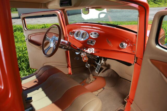 1932 Orange Ford Victoria Coupe