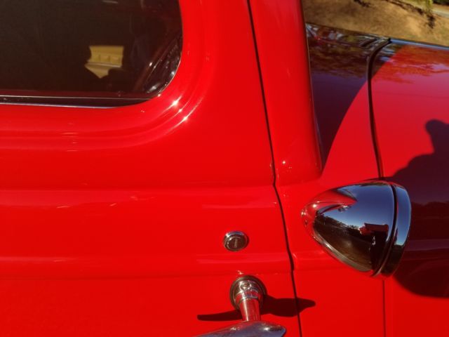 1934 Viper Red Ford Two Door Sedan Sedan