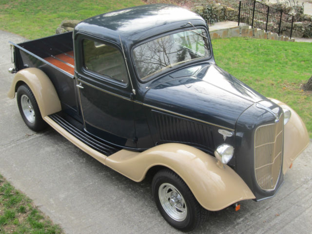 1936 Blue with cream fenders Ford Other Pickups Standard Cab Pickup