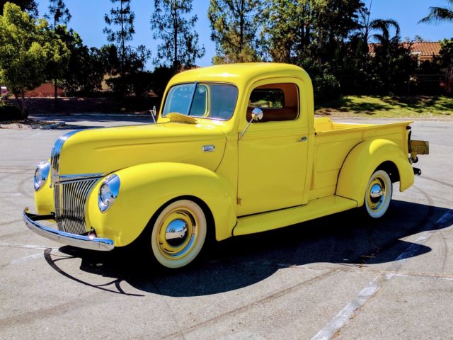 1940 Yellow Ford Other Pickups Standard Cab Pickup
