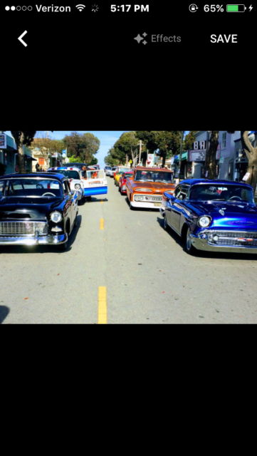 1955 Black Chevrolet Bel Air/150/210 Coupe