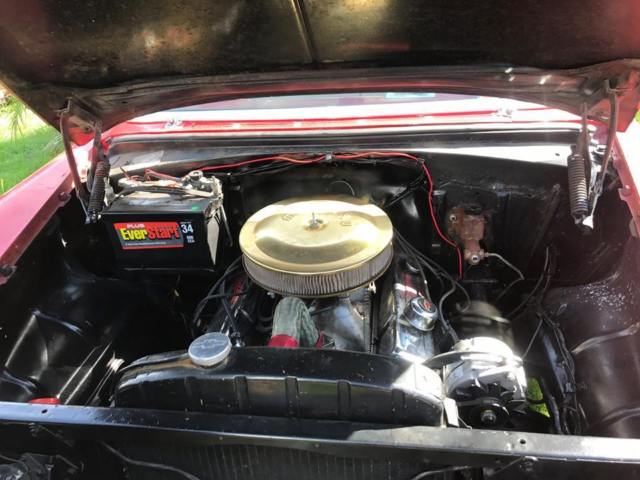 1955 Red/ white Chevrolet Bel Air/150/210 Coupe