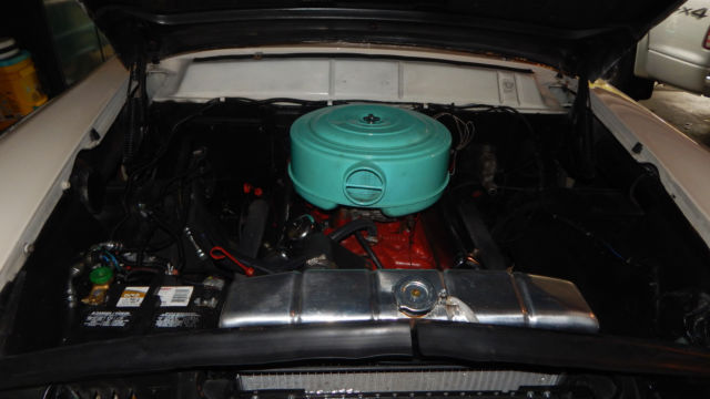 1955 Teal/white Ford Crown Victoria Coupe