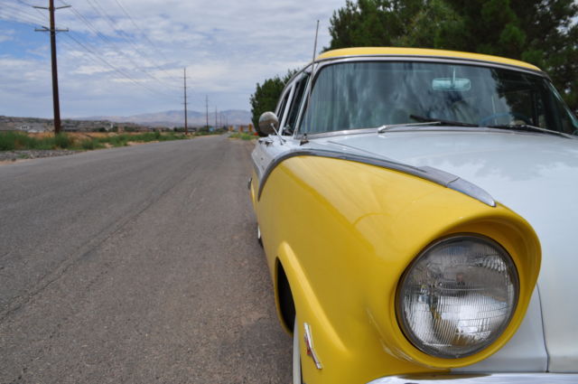 1956 Yellow Ford Fairlane