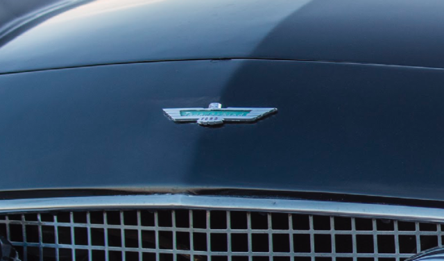 1956 Black Ford Thunderbird Convertible