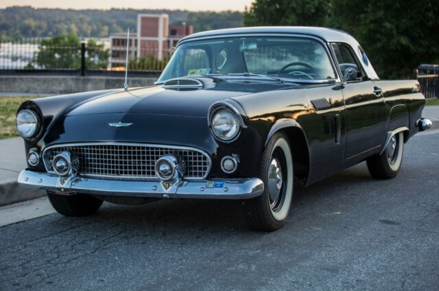 1956 Black Ford Thunderbird Convertible