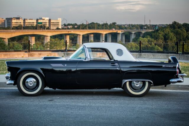 1956 Black Ford Thunderbird Convertible