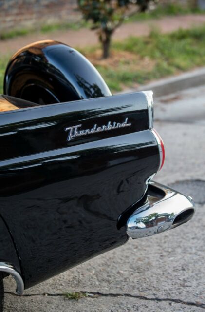 1956 Black Ford Thunderbird Convertible