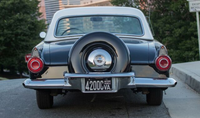 1956 Black Ford Thunderbird Convertible