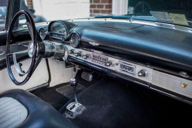 1956 Black Ford Thunderbird Convertible