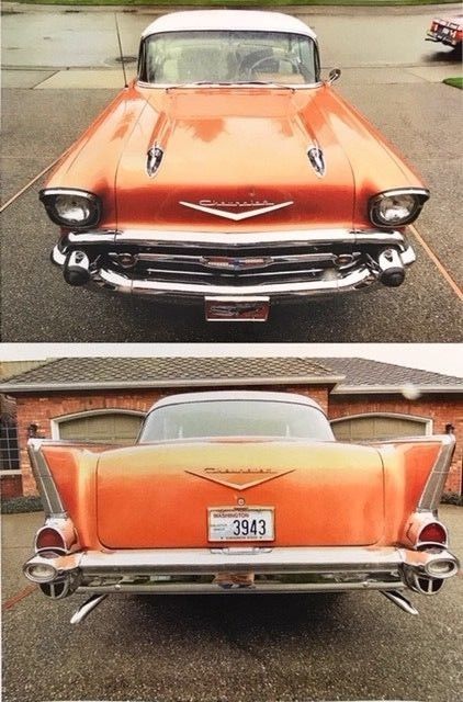 1957 Code 805A Sierra Gold Chevrolet Bel Air/150/210 Sport Coupe