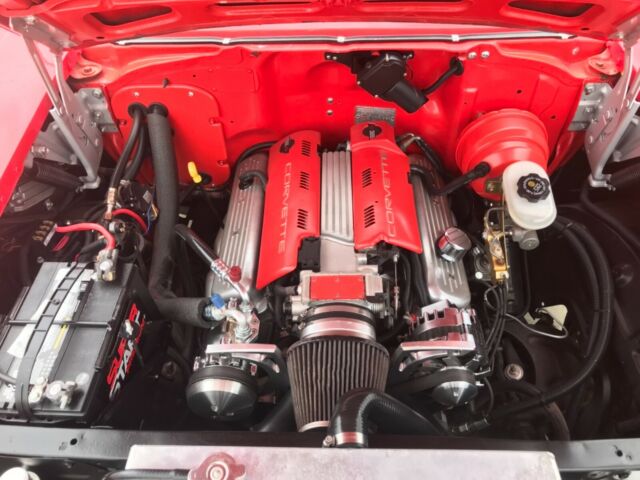 1957 Red Chevrolet Bel Air/150/210 Coupe