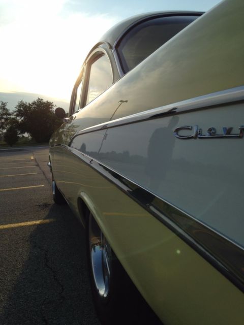 1957 Blue Chevrolet Bel Air/150/210 Sedan