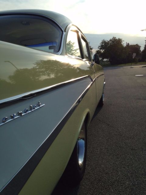 1957 Blue Chevrolet Bel Air/150/210 Sedan