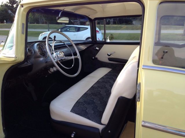 1957 Blue Chevrolet Bel Air/150/210 Sedan