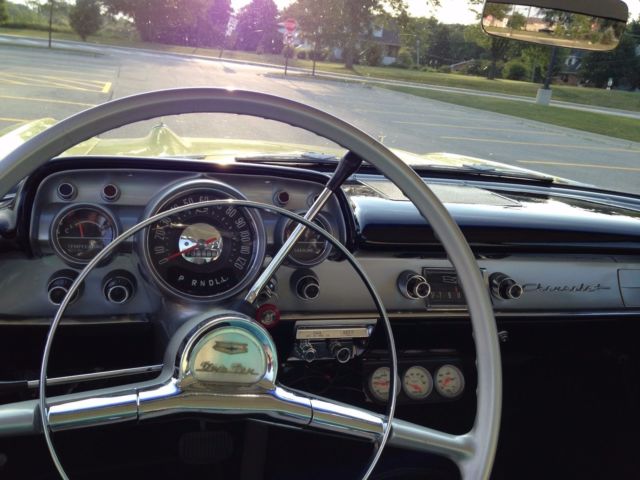 1957 Blue Chevrolet Bel Air/150/210 Sedan