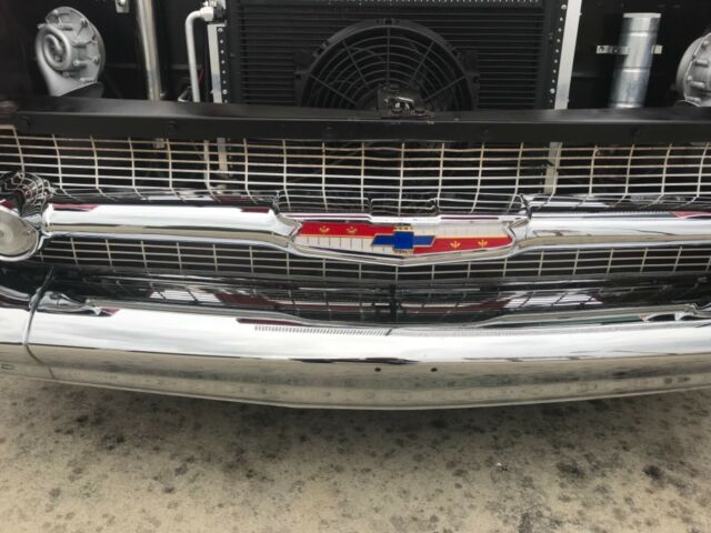 1957 Red Chevrolet Bel Air/150/210 Coupe