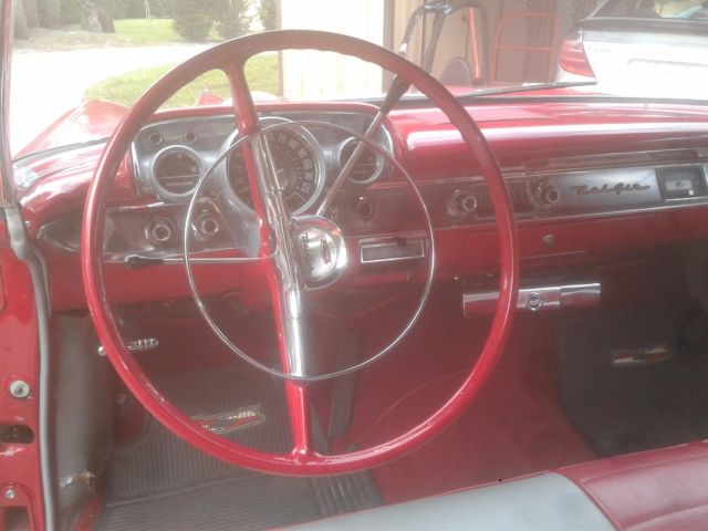 1957 Red Chevrolet Bel Air/150/210