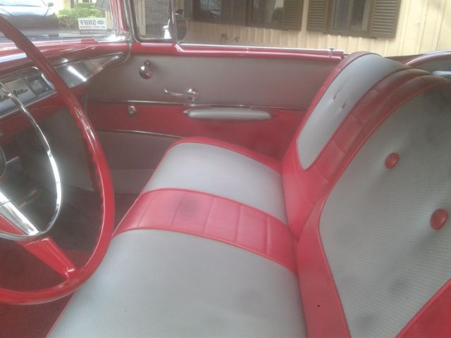 1957 Red Chevrolet Bel Air/150/210