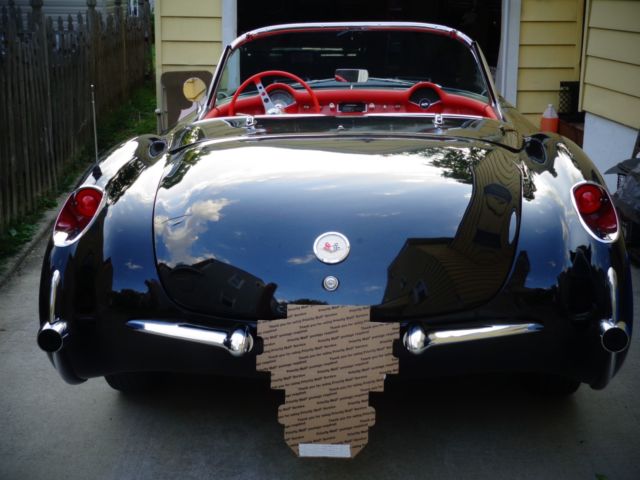1957 Black Chevrolet Corvette ROADSTER