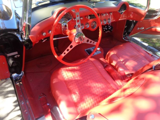 1957 Black Chevrolet Corvette ROADSTER