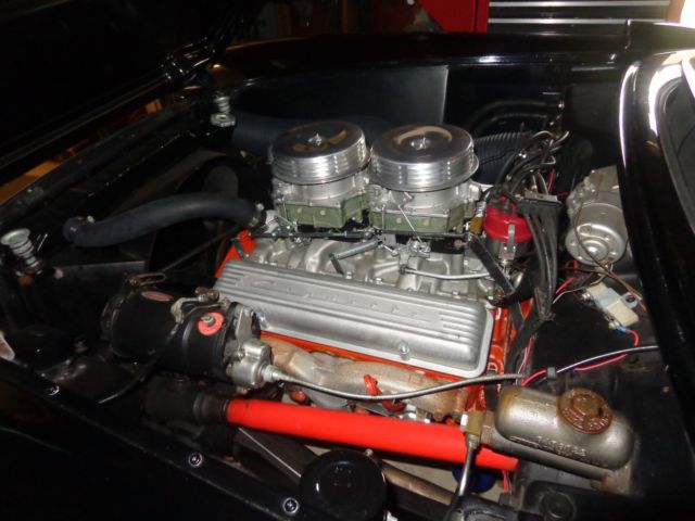 1957 Black Chevrolet Corvette ROADSTER