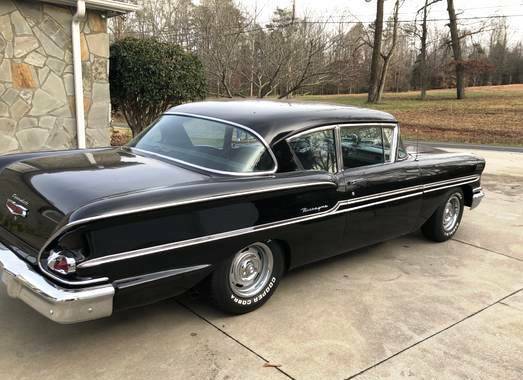 1958 Black Chevrolet Bel Air/150/210 Coupe
