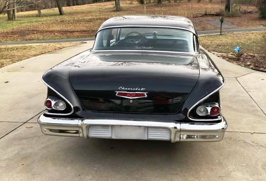 1958 Black Chevrolet Bel Air/150/210 Coupe