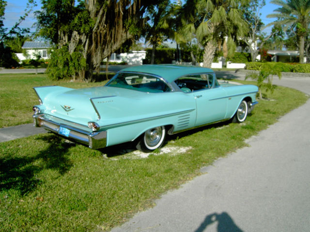 1958 28-29 Turquoise Lower Peacock Upper Cadillac DeVille