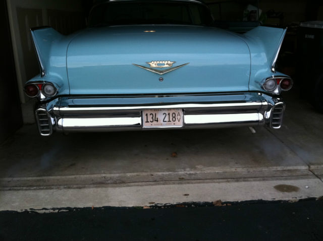 1958 28-29 Turquoise Lower Peacock Upper Cadillac DeVille