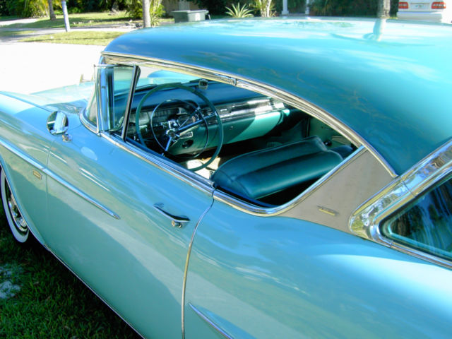 1958 28-29 Turquoise Lower Peacock Upper Cadillac DeVille