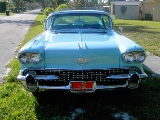 1958 28-29 Turquoise Lower Peacock Upper Cadillac DeVille