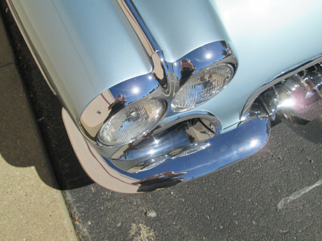 1958 Silver Blue Chevrolet Corvette